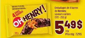 Metro EMBALLAGES BARRES DE HERSHEY offer