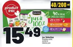 Metro JUS SELECTION | SELECTION JUICE offer