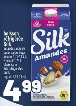 Metro BOISSON RÉFRIGÉRÉE SILK | SILK REFRIGERATED DRINK offer