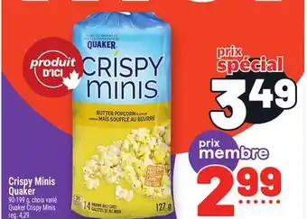 Metro CRISPY MINIS QUAKER | QUAKER CRISPY MINIS offer