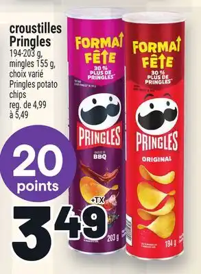 Metro CROUSTILLES PRINGLES | PRINGLES POTATO CHIPS offer