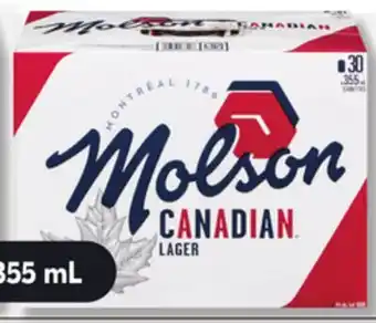 IGA MOLSON CANADIAN BEER offer