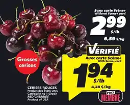 IGA RED CHERRIES offer