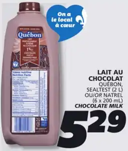IGA QUÉBON SEALTEST CHOCOLATE MILK offer