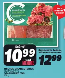 IGA COMPLIMENTS CHARCUTERIE TRIO offer