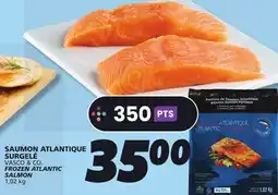 IGA VASCO & CO. FROZEN ATLANTIC SALMON offer