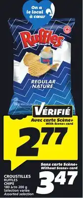 IGA RUFFLES CHIPS offer