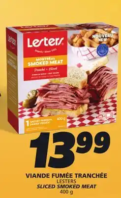 IGA LESTERS SLICED SMOKED MEAT offer