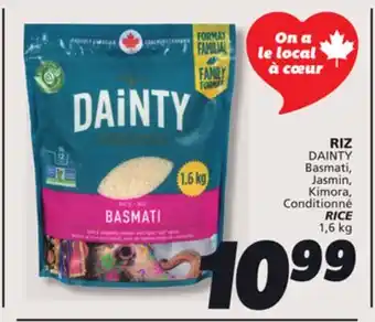 IGA DAINTY RICE offer
