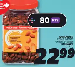 IGA COMPLIMENTS ALMONDS offer