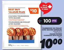 IGA VALEUR PLUS FROZEN CHICKEN TOURNEDOS WITH BACON offer