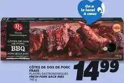 IGA FRESH PORK BACK RIBS offer