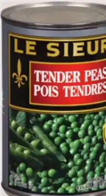 IGA LE SIEUR VEGETABLES offer