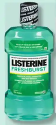IGA LISTERINE MOUTHWASH offer