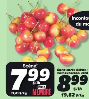 IGA RAINIER CHERRIES offer