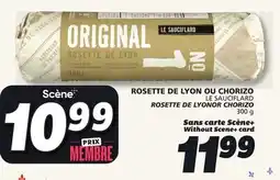 IGA LE SAUCIFLARD ROSETTE DE LYONOR CHORIZO offer
