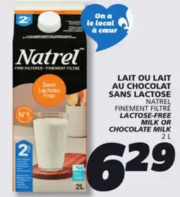 IGA NATREL LACTOSE-FREE MILK OR CHOCOLATE MILK offer