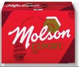 IGA MOLSON EXPORT BEER offer