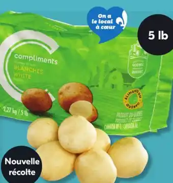 IGA COMPLIMENTS WHITE POTATOES offer