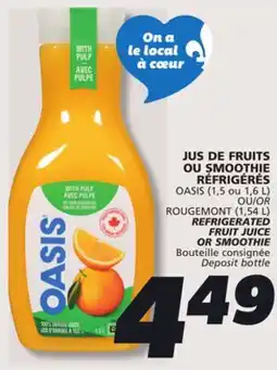 IGA OASIS REFRIGERATED FRUIT JUICE offer