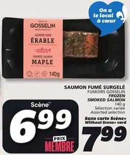 IGA FUMOIRS GOSSELIN FROZEN SMOKED SALMON offer
