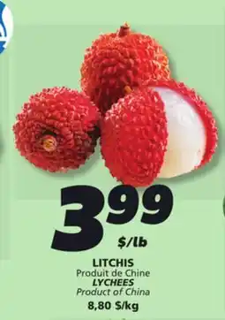 IGA LYCHEES offer