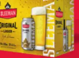 IGA SLEEMAN ORIGINAL DRAUGHT, CLEAR 2.0 BEER offer