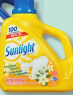 IGA SUNLIGHT LIQUID LAUNDRY DETERGENT offer