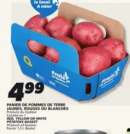 IGA RED POTATOES BASKET offer