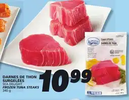 IGA SEA DELIGHT FROZEN TUNA STEAKS offer