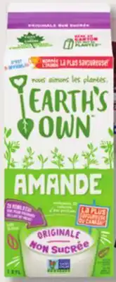 IGA EARTH'S OWN AMANDE BEVERAGE offer