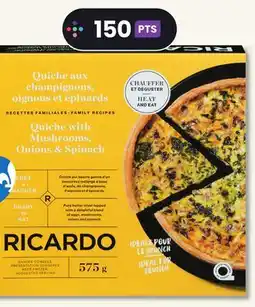 IGA RICARDO FROZEN QUICHE offer