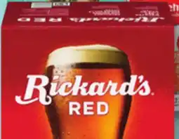 IGA RICKARD'S RED BEER offer