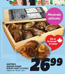 IGA DIXON POINT OYSTERS offer