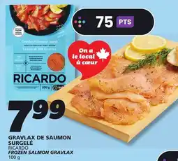 IGA RICARDO FROZEN SALMON GRAVLAX offer