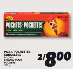 IGA McCAIN FROZEN PIZZA POCKETS offer