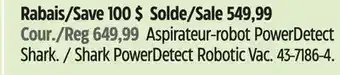 Canadian Tire Shark PowerDetect Robotic Vac offer