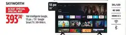 Canadian Tire Skyworth 55˝ Google Smart TV offer