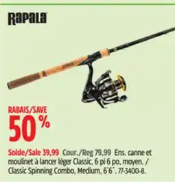 Canadian Tire Classic Spinning Combo, Medium, 6´6˝ offer
