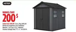 Canadian Tire Newton+ Outdoor Storage Shed. 7´5˝ x 7´ offer
