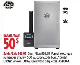 Canadian Tire Bradley Digital Electric Smoker offer
