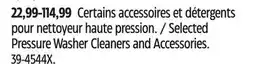 Canadian Tire Selected Pressure Washer Cleaners and Accessories offer