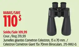 Canadian Tire Celestron Cometron Giant 15x 70mm Binoculars offer