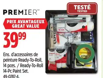 Canadian Tire Ready-To-Roll 14-Pc Paint Set offer