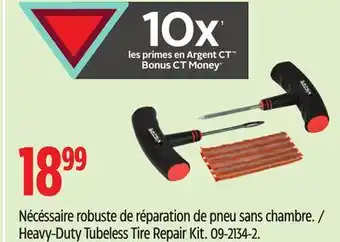 Canadian Tire Victor Heavy-Duty Tubeless Tire Repair Kit offer
