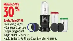 Canadian Tire Magic Bullet 12-Pc Single-Shot Blender offer
