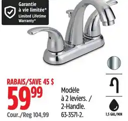 Canadian Tire Peerless 2-Handle offer