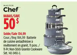 Canadian Tire MASTER Chef 11-Pc Non-Stick Granite Cookware Set offer