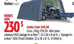 Canadian Tire ShelterLogic Garage-in- a-Box SUV/Truck Shelter offer