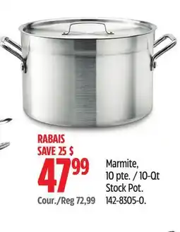 Canadian Tire Heritage 10-Qt Stock Pot offer